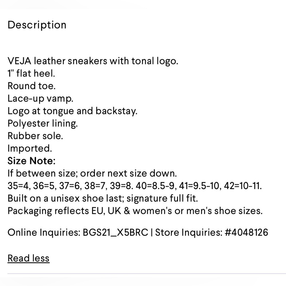 Veja Esplar Leather Sneakers - Picture 2 of 9